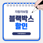 자동차보험 블랙박스 할인